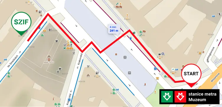 Mapa sídla společnosti